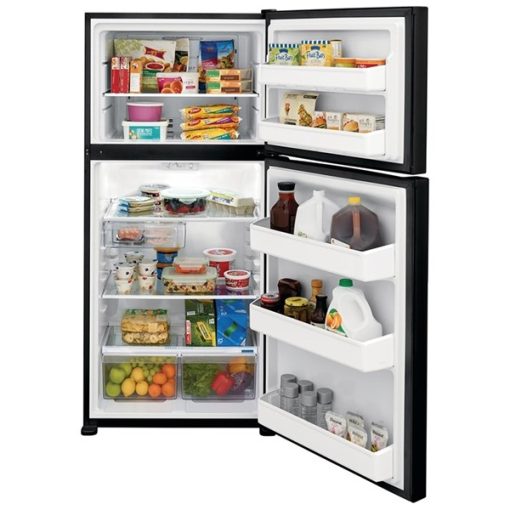 18.3 cu ft Top Freezer Black Refrigerator - Image 4