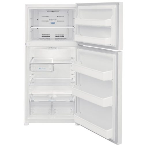 18.3 cu ft Top Freezer White Refrigerator - Image 4