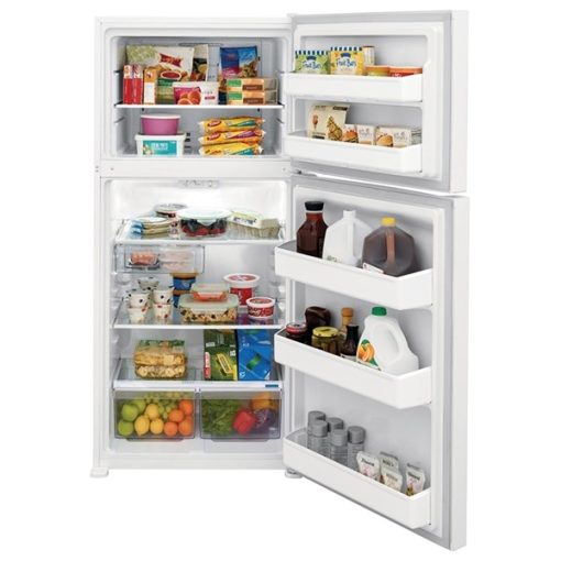 18.3 cu ft Top Freezer White Refrigerator - Image 5