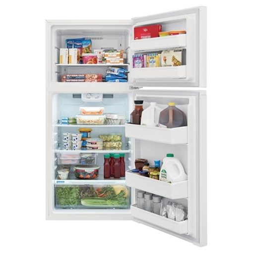 13.9 cu ft Top Freezer White Refrigerator - Image 5
