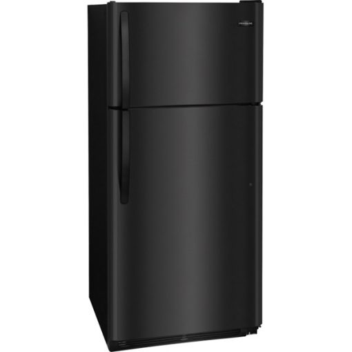 18 cu ft Top Freezer Black Refrigerator - Image 2