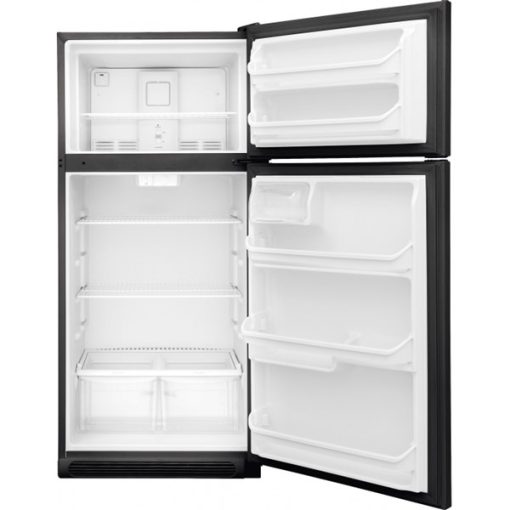 18 cu ft Top Freezer Black Refrigerator - Image 3