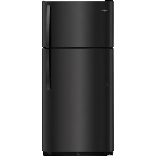18 cu ft Top Freezer Black Refrigerator