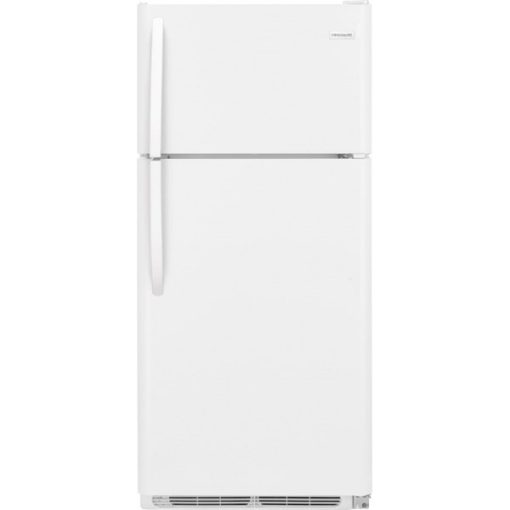 18 cu ft Top Freezer White Refrigerator