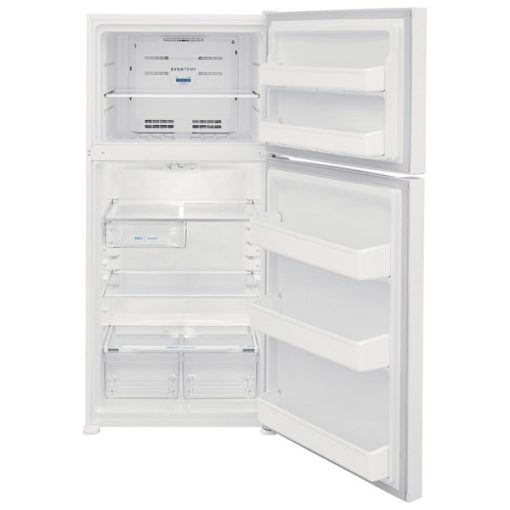 18.3 cu ft Top Freezer White Refrigerator - Image 4