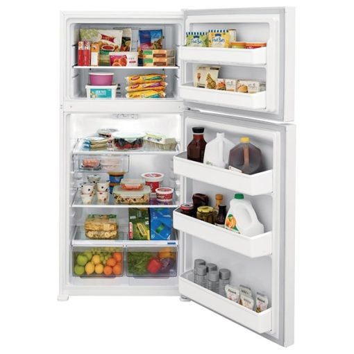 18.3 cu ft Top Freezer White Refrigerator - Image 5