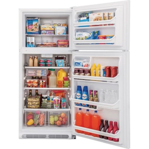 20.4 cu ft Top Freezer White Refrigerator - Image 5
