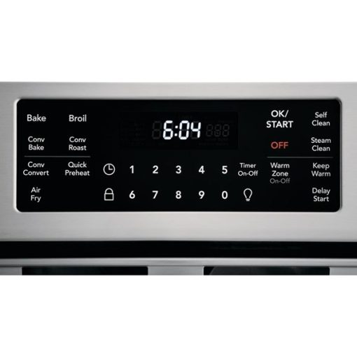 30" Electric Self Clean/Steam Clean Convection Range - Image 5