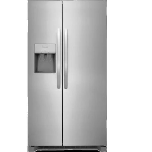 25.6 cu ft Side-by-Side Stainless Refrigerator