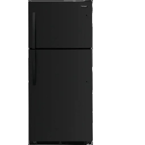 20.5 cu ft Top Freezer Black Refrigerator