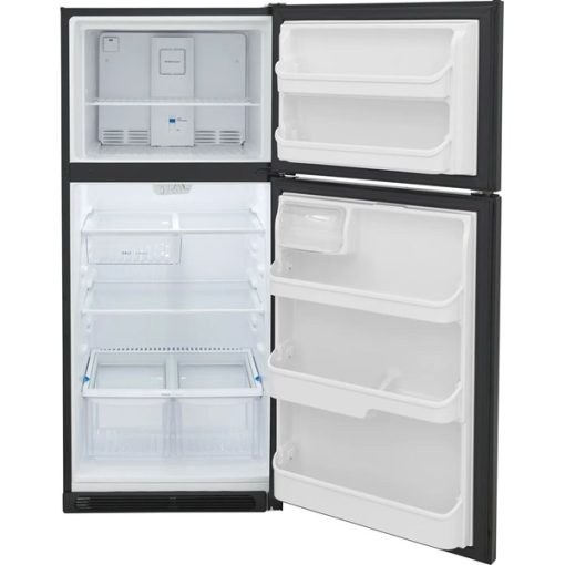 20.5 cu ft Top Freezer Black Refrigerator - Image 2