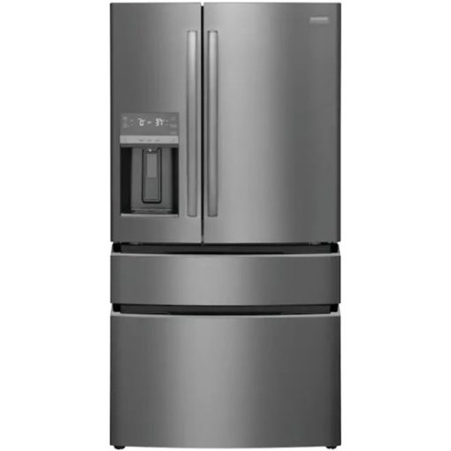 21.5 cu ft French Door Black Stainless Steel Refrigerator