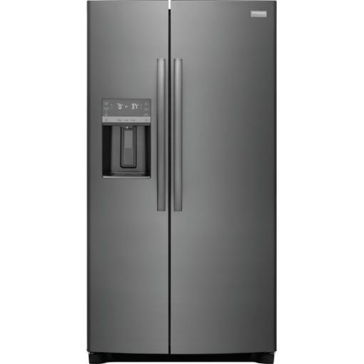 22.3 cu ft Side-by-Side Black Stainless Steel Refrigerator