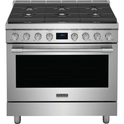 36" Dual Fuel Steam Clean Convection Range