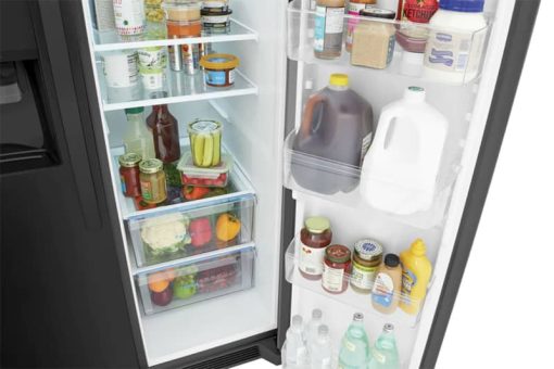 Frigidaire 25.6 Cu. Ft. Black Stainless Steel Side-By-Side Refrigerator - Image 8