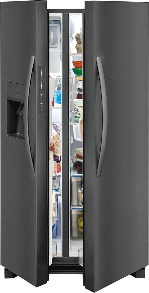 Frigidaire 25.6 Cu. Ft. Black Stainless Steel Side-By-Side Refrigerator - Image 4