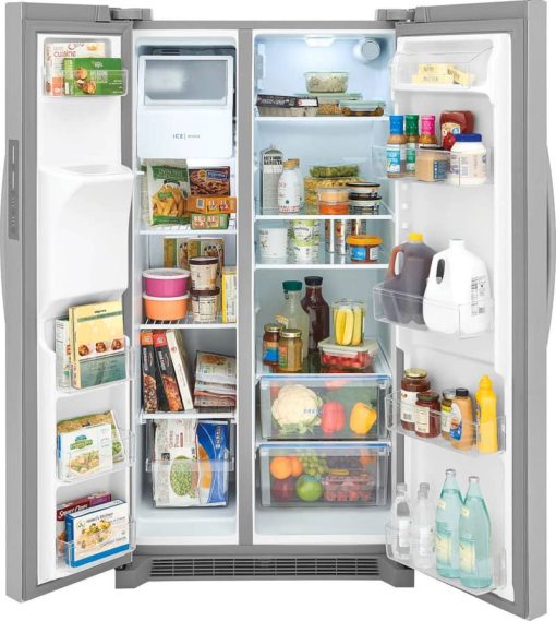 Frigidaire 25.6 Cu. Ft. Stainless Steel Side-By-Side Refrigerator - Image 2