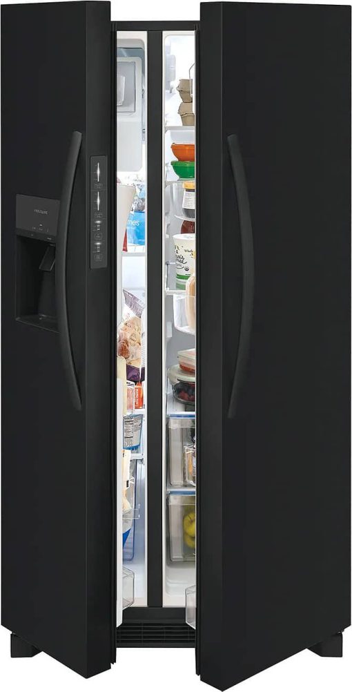 Frigidaire 25.6 Cu. Ft. Black Side-By-Side Refrigerator - Image 4