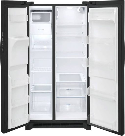 Frigidaire 25.6 Cu. Ft. Black Side-By-Side Refrigerator - Image 3