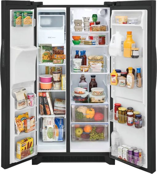 Frigidaire 25.6 Cu. Ft. Black Side-By-Side Refrigerator - Image 2