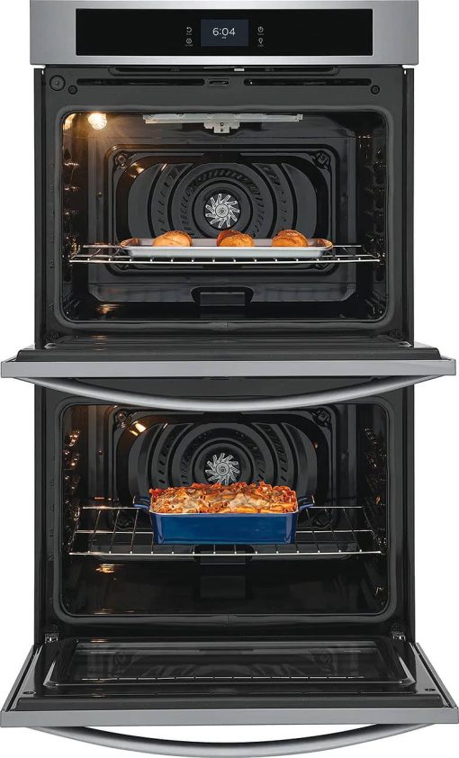 Frigidaire 30" Stainless Steel Double Electric Wall Oven With Fan Convection - Image 3