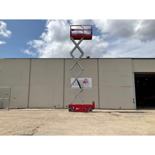 Mec 2632SE Slim 26' E Drive Electric Slab Scissor Lift Used - Image 3
