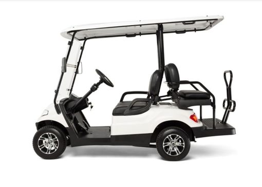 Advanced EV EV1 4 Golf Car Silver - Image 3