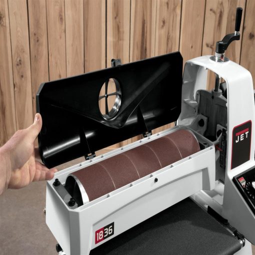 JWDS-1632, 16-32 Drum Sander with Stand - Image 4