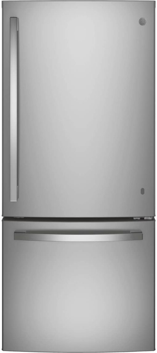 GE ENERGY STAR 21 Cu. Ft. Fingerprint Resistant Stainless Steel Bottom Freezer Refrigerator