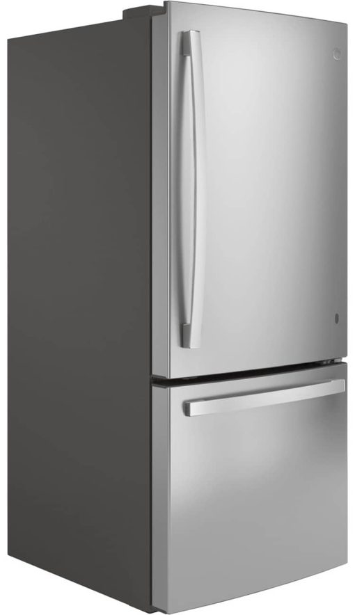 GE ENERGY STAR 21 Cu. Ft. Fingerprint Resistant Stainless Steel Bottom Freezer Refrigerator - Image 4