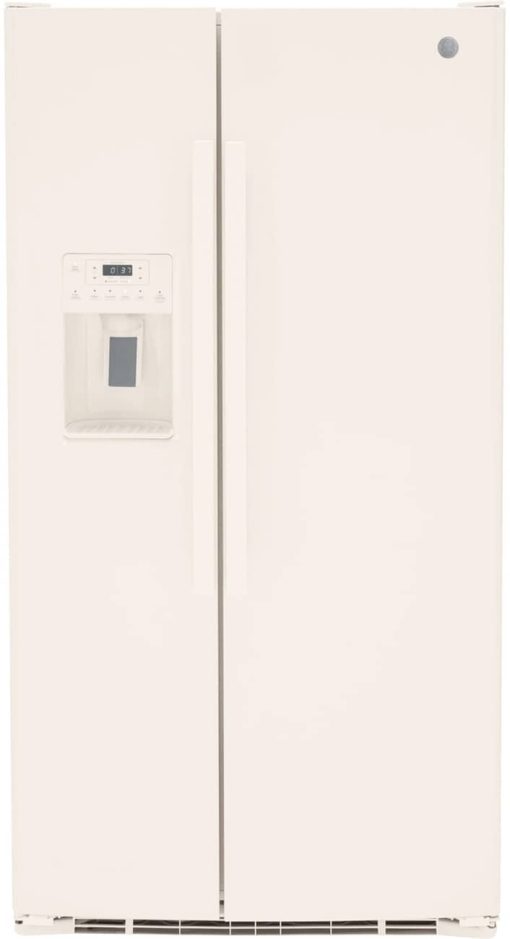 GE 25.3 Cu. Ft. Bisque Side-By-Side Refrigerator