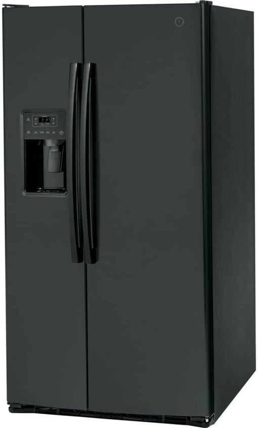 GE 25.3 Cu. Ft. Black Side-By-Side Refrigerator - Image 5