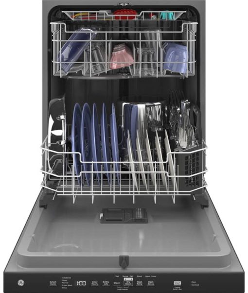 GE 24" Fingerprint Resistant Stainless Steel Top Control Dishwasher With Sanitize Cycle & Dry Boost - Image 3