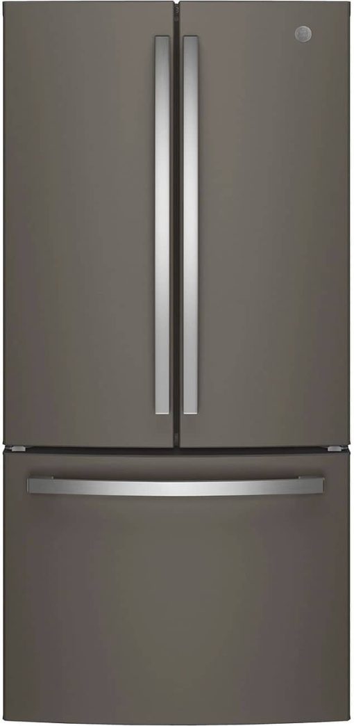 GE ENERGY STAR 18.6 Cu. Ft. Slate Counter-Depth French-Door Refrigerator