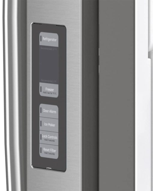 GE ENERGY STAR 18.6 Cu. Ft. Slate Counter-Depth French-Door Refrigerator - Image 6