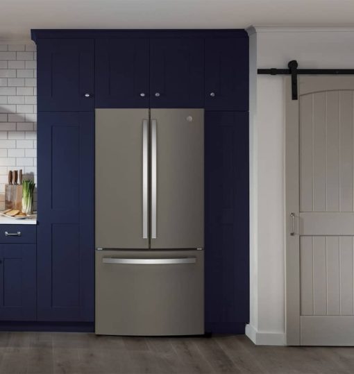 GE ENERGY STAR 18.6 Cu. Ft. Slate Counter-Depth French-Door Refrigerator - Image 9