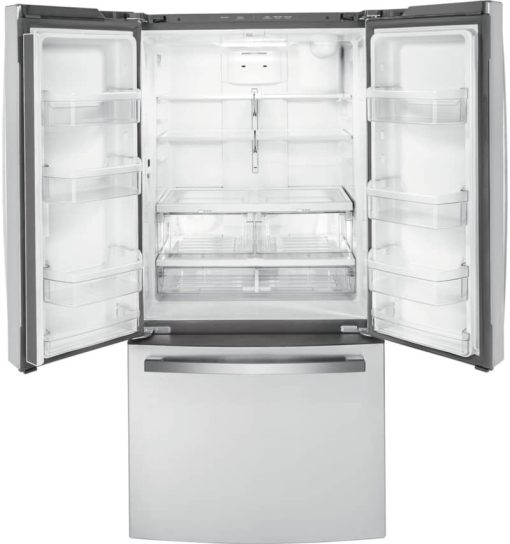 GE ENERGY STAR 18.6 Cu. Ft. Fingerprint Resistant Stainless Steel Counter-Depth French-Door Refrigerator - Image 2