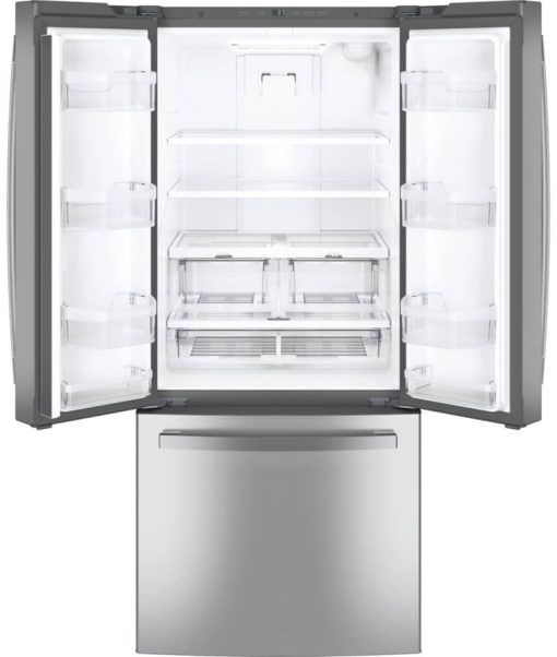 GE ENERGY STAR 20.8 Cu. Ft. Fingerprint Resistant Stainless Steel French-Door Refrigerator - Image 2