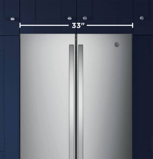 GE ENERGY STAR 24.7 Cu. Ft. Stainless Steel French Door Refrigerator - Image 12