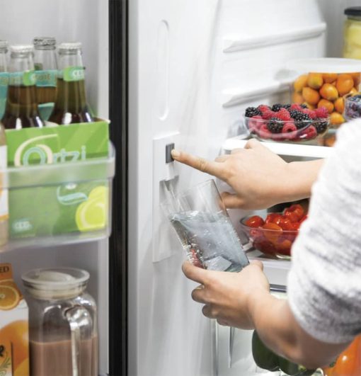 GE ENERGY STAR 24.7 Cu. Ft. Stainless Steel French Door Refrigerator - Image 11