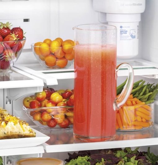 GE ADA ENERGY STAR 17.5 Cu. Ft. Fingerprint Resistant Stainless Steel Counter-Depth French-Door Refrigerator - Image 7
