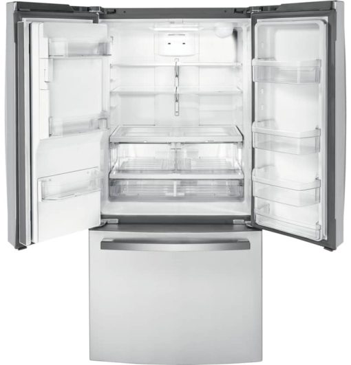 GE ADA ENERGY STAR 17.5 Cu. Ft. Fingerprint Resistant Stainless Steel Counter-Depth French-Door Refrigerator - Image 2
