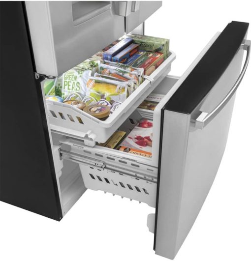 GE ADA ENERGY STAR 17.5 Cu. Ft. Fingerprint Resistant Stainless Steel Counter-Depth French-Door Refrigerator - Image 5