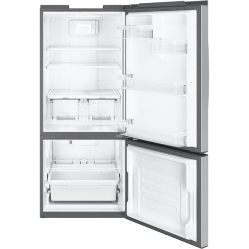 21 cu ft Bottom Freezer Stainless Refrigerator - Image 3