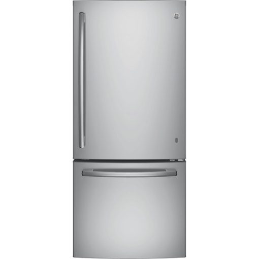 21 cu ft Bottom Freezer Stainless Refrigerator