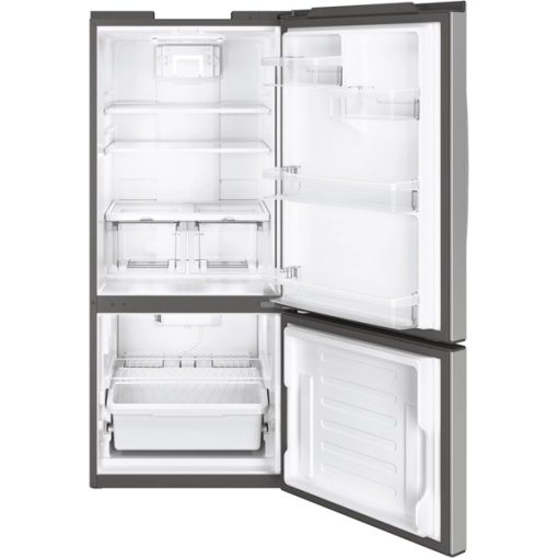 21 cu ft Bottom Freezer Stainless Refrigerator - Image 2