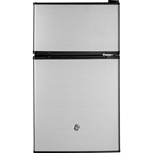 3.1 cu ft Compact Stainless Refrigerator