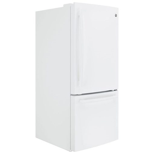 20.9 cu ft Bottom Freezer White Refrigerator - Image 2