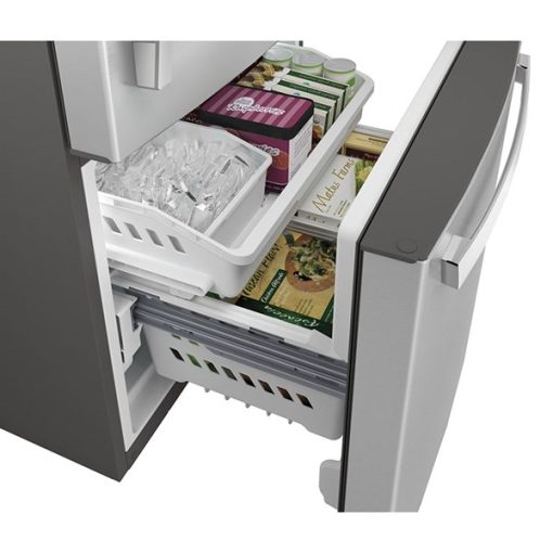 20.9 cu ft Bottom Freezer Stainless Refrigerator - Image 3