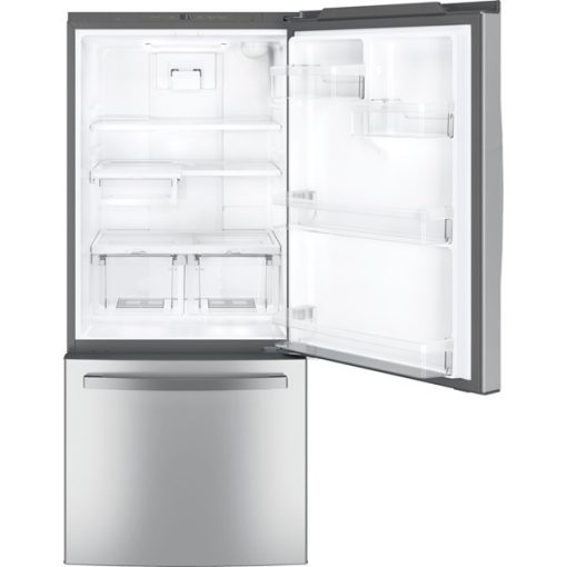 20.9 cu ft Bottom Freezer Stainless Refrigerator - Image 2